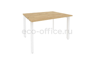 Стол переговорный (1 столешница) ONIX O.MP-PRG-1.2 Тиквуд Светлый / Белый металл фото