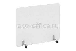 Перегородка на металлических опорах, на роликах R-LINE DP.R-160-120 Белый фото