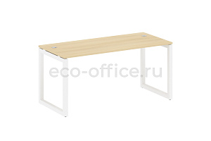 Стол письменный METAL SYSTEM QUATTRO 5x5 50БО.СП-4 Акация Лорка / Белый металл фото