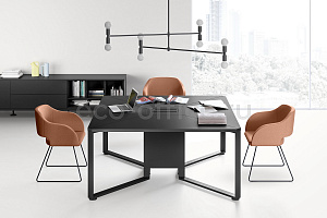 Столы для переговоров I-MEET Black (Cod.56) / Black (Cod.56) / Black (Cod.NR03) фото