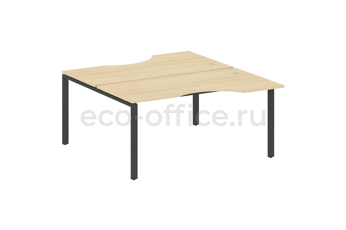 Рабочая станция криволинейная METAL SYSTEM STYLE БП.РАС-СА-2.1 Акация Лорка / Антрацит металл  стоимость