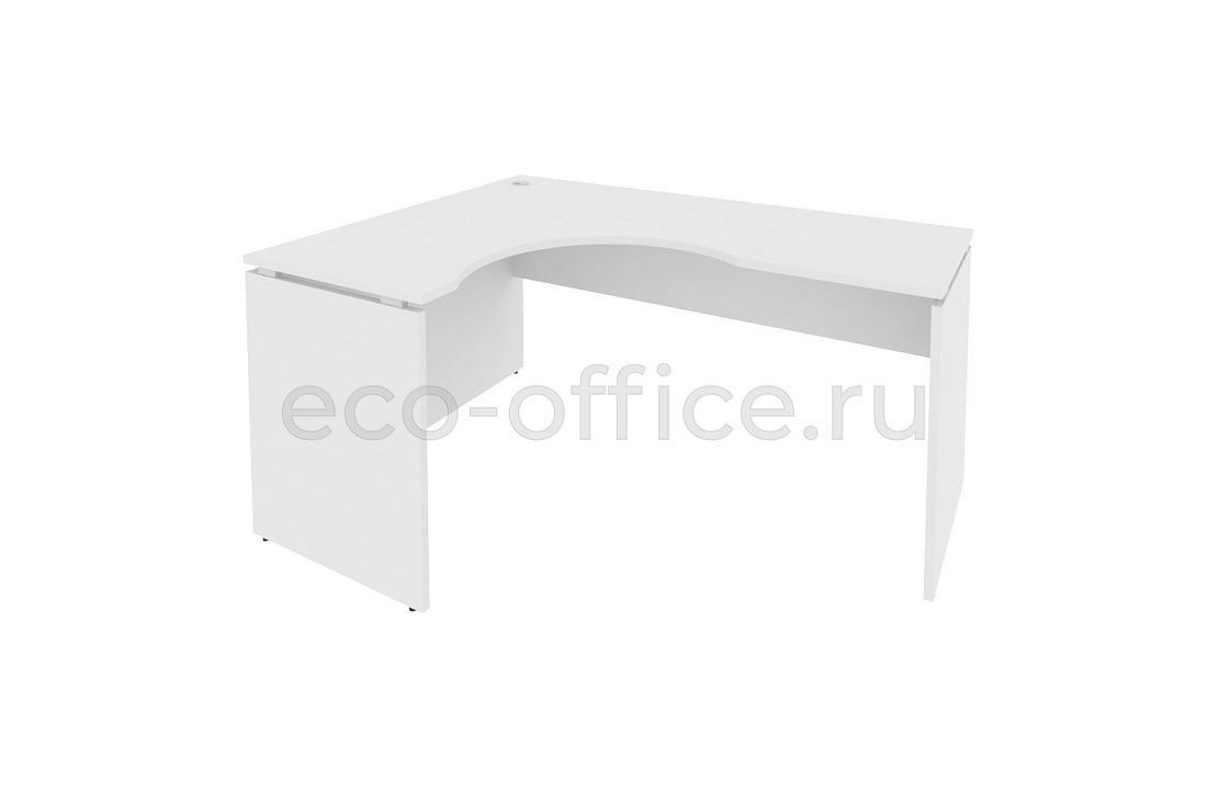 Стол криволинейный левый STYLE Л.СА-4 (L) Белый  стоимость