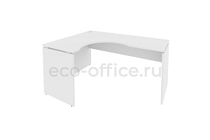Стол криволинейный левый STYLE Л.СА-4 (L) Белый фото