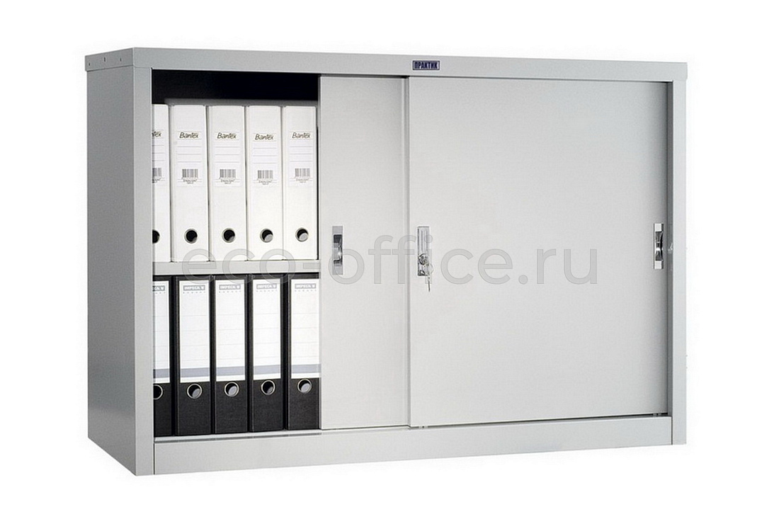Шкаф офисный ПРАКТИК AМТ 0812 Серый RAL 7038  стоимость