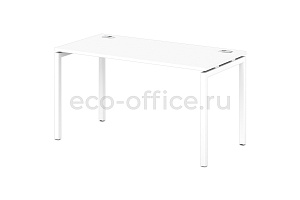 Стол на металлокаркасе 40*40 SENTIDA STEEL S-36 Белый фото