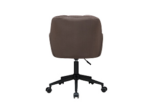 Кресло ECO-CHAIR EDMON 9-178 Тёмно-коричневый велюр фото