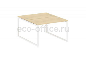Рабочая станция METAL SYSTEM QUATTRO 4x4 40БО.РАС-СП-2.2 Акация Лорка / Белый металл фото