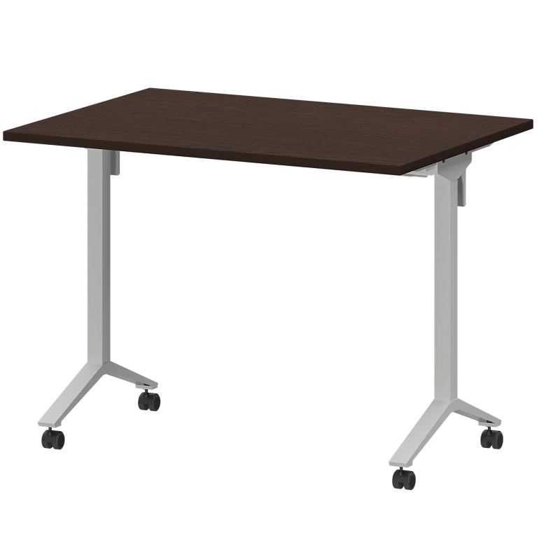 стол мобильный складной protech мб22-100.70 дуб венге/белый фото