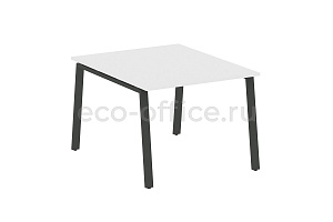 Стол переговорный (1 столешница) METAL SYSTEM STYLE БА.ПРГ-1.1 Белый / Антрацит металл фото