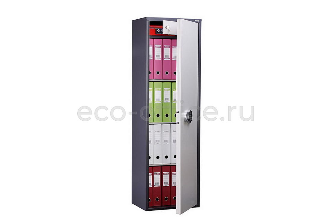 Шкаф бухгалтерский AIKO SL-150T EL Графит (RAL 7024) / Светло-серый (RAL 7038)  стоимость