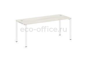 Стол письменный METAL SYSTEM STYLE БП.СП-5 Дуб Наварра / Белый металл фото