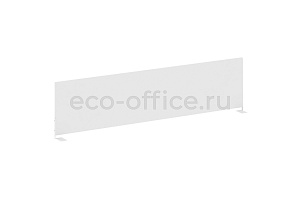 Экран для стола боковой L1475 METAL SYSTEM STYLE Б.ЭКР-147 Белый / Белый металл фото