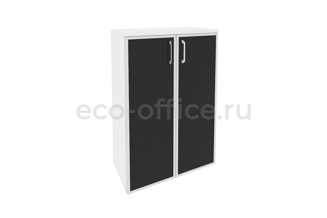 Шкаф средний широкий ONIX O.ST-2.4 R black Белый Бриллиант купить в Москве