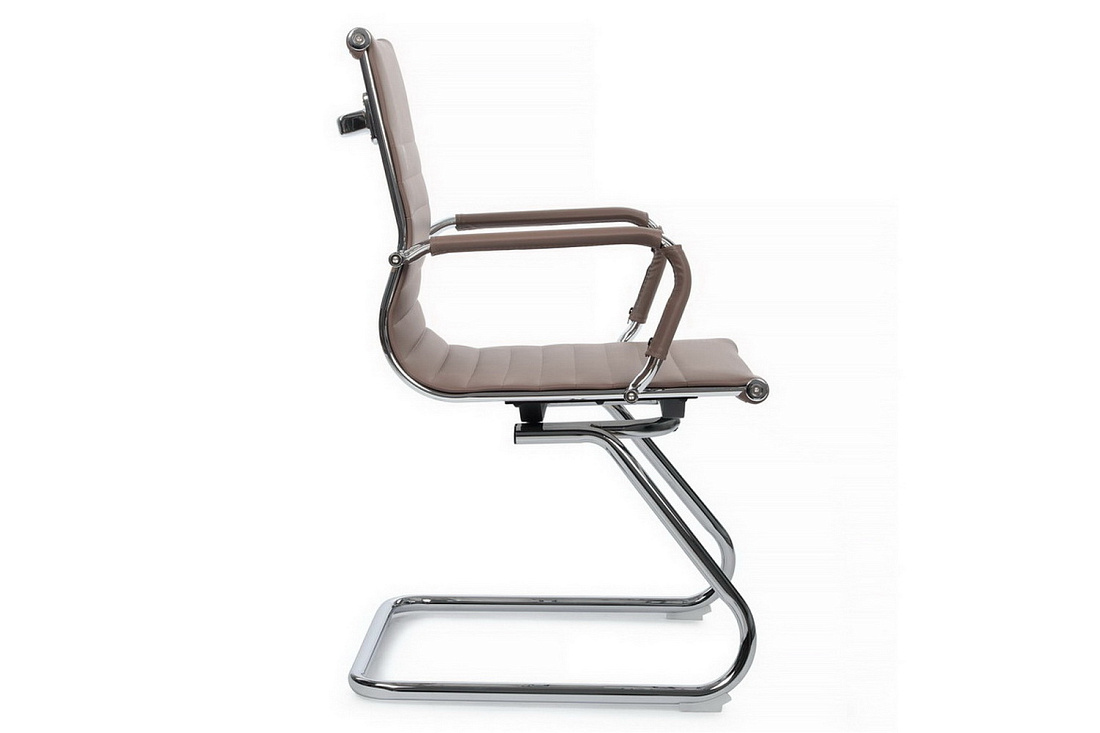 Конференц-кресло RV Chair HUGO 6002-3E Коричневая экокожа  стоимость
