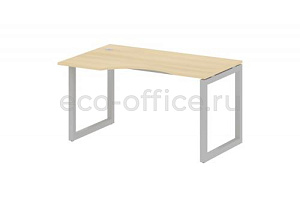Стол криволинейный левый METAL SYSTEM QUATTRO 5x5 50БО.СА-2 Л Акация Лорка / Серый металл фото