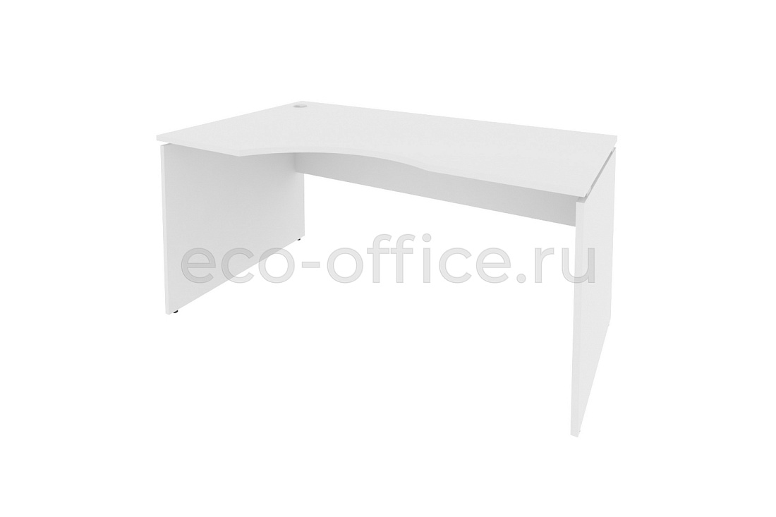 Стол криволинейный левый STYLE Л.СА-1 (L) Белый  стоимость