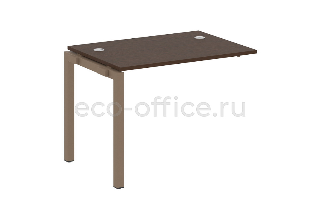 Проходной наборный элемент METAL SYSTEM QUATTRO 5x5 50БП.ПРС-СП-1.1 Венге Цаво / Мокко металл купить в Москве