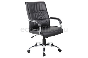 Кресло руководителя RV Chair ATOM 9249-1 Чёрная экокожа фото