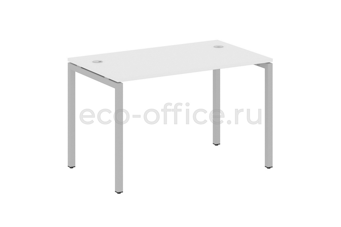 Стол письменный METAL SYSTEM QUATTRO 4x4 40БП.СП-2 Белый / Серый металл  стоимость