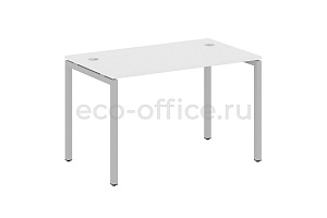 Стол письменный METAL SYSTEM QUATTRO 4x4 40БП.СП-2 Белый / Серый металл фото