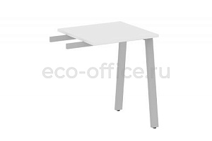 Приставной элемент на А-образном м/к METAL SYSTEM STYLE БА.ПР-1 Белый / Серый металл фото