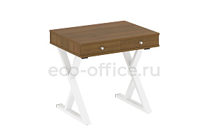 Стол на металлокаркасе HomeOffice VR.SP-1-79.M Орех Гварнери / Белый металл фото
