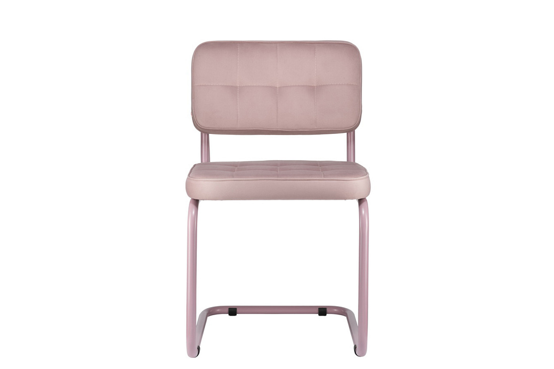 конференц-кресло eco-chair colombo comfort clm-05 розовый велюр / фиолетовая пастель металл фото