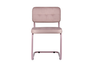 Конференц-кресло ECO-CHAIR COLOMBO Comfort CLM-05 Розовый велюр / Фиолетовая пастель металл фото