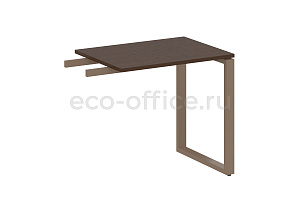 Приставной элемент на О-образном м/к METAL SYSTEM STYLE БО.ПР-2 Венге Цаво / Мокко металл фото
