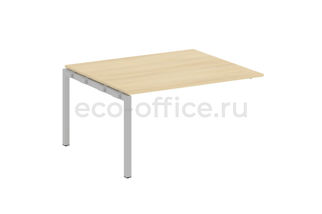 Проходной наборный элемент переговорного стола METAL SYSTEM QUATTRO 5x5 50БП.ППРГ-3 Акация Лорка / Серый металл  стоимость