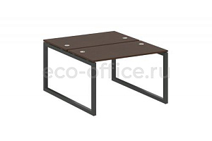 Рабочая станция METAL SYSTEM QUATTRO 5x5 50БО.РАС-СП-2.2 Венге Цаво / Антрацит металл фото