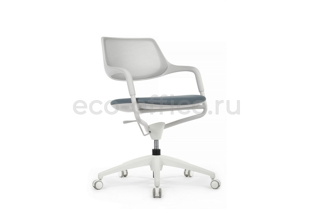 Кресло RV Design SCROLL HY-813D Серая сетка / Серая ткань купить в Москве