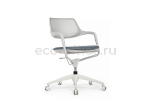Кресло RV Design SCROLL HY-813D Серая сетка / Серая ткань фото