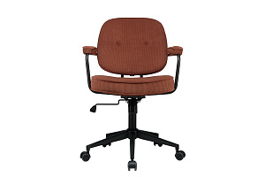 Кресло ECO-CHAIR CHESTER W-221T Коричневый велюр фото