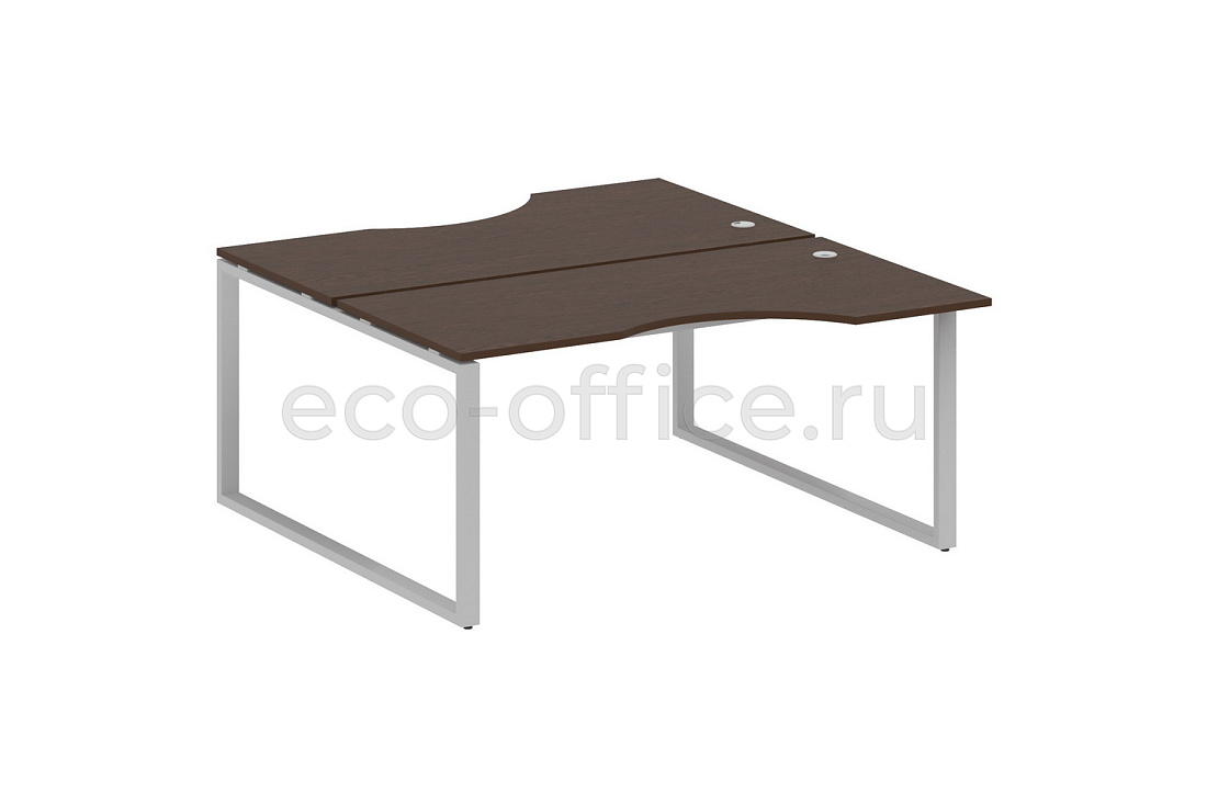 Рабочая станция криволинейная METAL SYSTEM STYLE БО.РАС-СА-2.1 Венге Цаво / Серый металл  стоимость