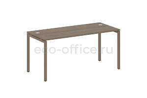 Стол письменный METAL SYSTEM QUATTRO 4x4 40БП.СП-4 Вяз Благородный / Мокко металл фото