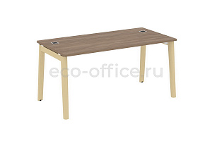 Стол рабочий руководителя ONIX WOOD DIRECT OW.SRR-4.8 Дуб Аризона / Дуб Светлый фото