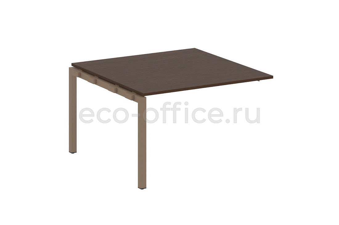 Проходной наборный элемент переговорного стола METAL SYSTEM QUATTRO 5x5 50БП.ППРГ-2 Венге Цаво / Мокко металл  стоимость