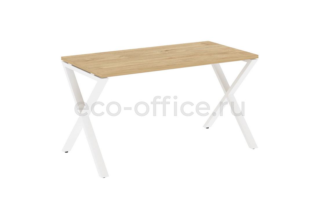 Стол рабочий LOFT VR.L-SRX-3.7 Тиквуд Светлый / Белый металл  стоимость