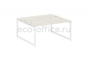 Рабочая станция METAL SYSTEM QUATTRO 5x5 50БО.РАС-СП-2.4 Дуб Наварра / Белый металл фото