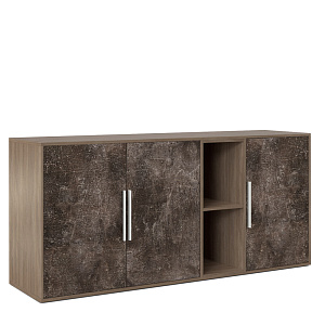 Шкаф низкий 3 створки, с нишей B-tone BTN36152042 фото